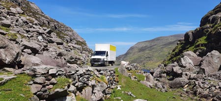 my van in Gap of Dunloe, Ring of Kerry, Ireland