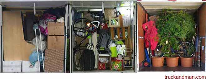 photos of full moving truck loads