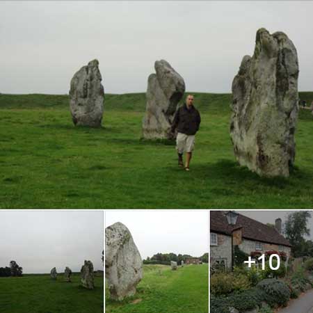 Avebury henge monument photo