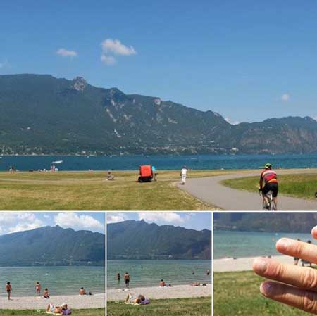Lac du Bourget beach