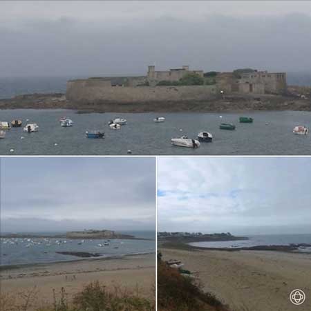 Fort-Bloque (1758) of Ploemeur to defend Lorient, Brittany, France